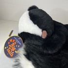 Sleeping Black Skunk 14  Plush Soft Stuffed Animal Toy Big Tails Fao Schwarz Nwt