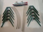 Original Box Complete Set Vintage Battery Linemar Monorail Rocket Express Toy