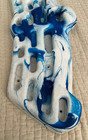 Rock Climbing Hangboard Metolius Simulator 3d Wall Mounting Blue Swirl Used