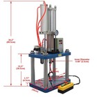 11023lbs 5ton 4 Column Pneumatic Punch Press Machine With Display Controller110v