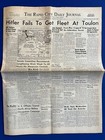 Lot Of 2 Ww2 Wwii 1942 Newspaper Germany Invades Tunisia North African Campaign