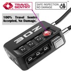 Tsa Approved 3 Digit Luggage Cable Locks Small Combination Padlock Ideal For    