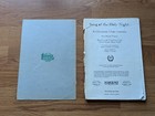 Vintage Sheet Music - 1947 Song Of The Holy Night  A Christmas Choir Cantata