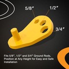 Universal Ground Rod Driver For 5 8 1 2 3 4 Inch Ground Rods Withstand All Kinds
