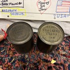 Post Wwii 1950s Korean War  Us Army C Ration Tin Cans Sealed Lot Of 2 Unopened