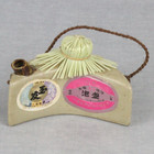 Okinawa Ishikawa Sake Brewery Hip Flask Japanese Pottery Awamori Ryukyu Vintage