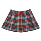 Vintage 80s 90s Plaid Pleated Mini Skirt Size 30 Preppy Schoolgirl Talon Zip Usa