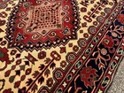 4x6 Antique Oriental Rug Handmade Vintage Handwoven Caucasian Red 4x7 3x7 3x6 Ft