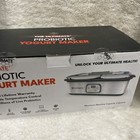 Ultimate Probiotic Yogurt Maker With Adjustable Temperature   Time  2 Bowls 