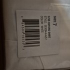 French Toast Boys Uniform Oxford Shirt White Solid Button Size 7 Mpn Se9284