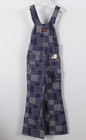 Vintage 70s Womens Denim Bell Bottoms Patchwork Hippie Overalls Jeans Medium Tag