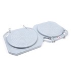 2pcs Wheel Alignment Turn Plates Corner Discs Transition Blocks Thrust Pads