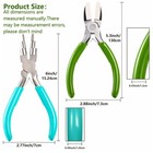 6 In 1 Bail Making Pliers   Nylon Nose Pliers For Jewelry Making Beading N798