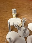 19 White And Gray Kaiser 1001 Doll Stands For 3 1 2-6 Inch Dolls New In Box