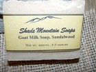Goat Milk Soap Homemade   Handmade Moisturizing - 4 Oz Bar - Vanilla Sandalwood
