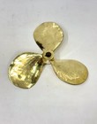 Antique Brass Boat Propeller Fan   Vintage Marine Decor   Nautical Charm Salvage