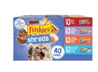 Purina Friskies Shreds Gravy Variety Pack  Wet Cat Food  5 5 Oz Cans  80 Pack