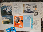 Marine Boating Brochures  Motors  Letters  Cut Sheets  Lot  mixed   Vintage