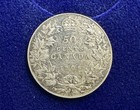 Scarce Beautiful 1908 Canada 50 Cent  silver  Km 12