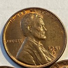 1951 D Penny  Ddo ddr Error  Off Center  Struck Thru  