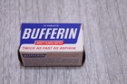 Vintage Nos Bufferin Headache Medicine 12 Tablets Full Bottle W  Box Drug Store