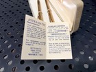 Vintage Astramatic Bradley Gold Tone Ballpoint Pen   Pencil Set W  Case   Papers