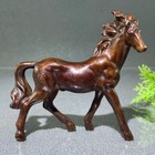 Retro Horse Statue 12 Zodiac War-horse Bronze Sculpture Copper Metal Ornament
