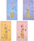 4 Pieces Metal Bookmark Golden Hollow Bookmarks Butterfly Flower Theme Book Mark