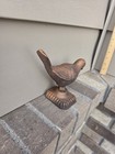 Antique Cast Iron Bird Dove Pigeon Sculpture Figurine Door Stop Garden Decor