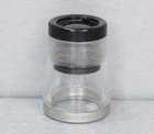 Rare Vtg Bausch   Lomb Measuring Magnifier Eye Loupe   Leather Case 81-34-35 B l