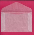 100 Quality Jbm  2 Glassine Envelopes 2 5 16  X 3 5 8  V-flap Made In Usa