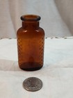Antique Vintage Brown Apothecary Medicine Or Poison Bottle
