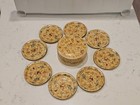 Vintage Alcohol Proof Floral Design Coaster Box Set Of 8 - 4 1-2 W