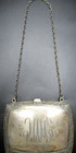 Sterling Silver Designer Hallmarked Monogrammed Antique Pocket Book Coin Purse