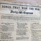 Wwi Era Leaflet    songs That Won The War    Lyrics Sheet