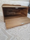 Pioneer Woman Breezy Blossom Floral Acacia Bread Box Countertop Storage 15x9x9