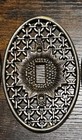 Lot 3 Vintage Mcm Large Starburst 60s Outlet Light Switch Covers Brass Metal
