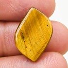 14 60cts Natural Carving Golden Tiger Eye Fancy Loose Gemstone 15x23x6mm