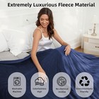 Electric Blanket 72 x84  Full Size Heated Blanket With 10 Heat Settings   1-12 H