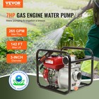 Vevor Gasoline Engine Water Pump Gas Powered Water Transfer Pump 3  7hp 4-stroke