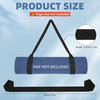 Black Yoga Mat Straps  Yoga Strap For Carrying Mat Multi-purpose Yoga Mat Holder