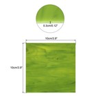 Stained Glass Sheet Mosaic Tile 3 9 Inch X 3 9 Inch  Green