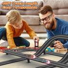Slot Car Racing Track For Kids 1 43 Electric Powered 40ft Big Race Tracks Set Wi