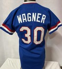 Mark Wager Game Used Worn Jersey Texas Rangers 1983