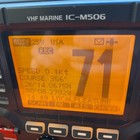 Icom Ic-m506 Marine Vhf Dsc Transceiver With Attached Mic - Used - Fully Tested