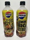 Pepsi Lemon Big Zero Soda Demon Slayer  2 Japanese Limited Edition 600ml Bottles