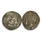 Sasanian Empire  Vahram  bahram  V Ar Drachm   420-438 Ad   4 14g  mint Gurgan