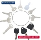 Universal Forklift Key Set - Master Key Set For Yale  Cat    Clark  Komatsu 