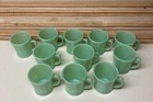 Vintage Anchor Hocking Fire King Jadeite Green  d  Handle Coffee Mug s 