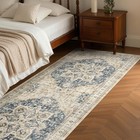 Area Rug 2x6 Runner Rugs - Washable Vintage Oriental Farmhouse Thin Indoor Ca   
